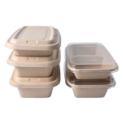 TUV Microwavable 3 Compartment Biodegradable Food Boxes