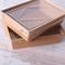 Kraft Paper Box with Clear Lid for Salad, Fruit and Cold Food