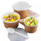 Disposable Refrigerable 40oz Kraft Paper Soup Containers