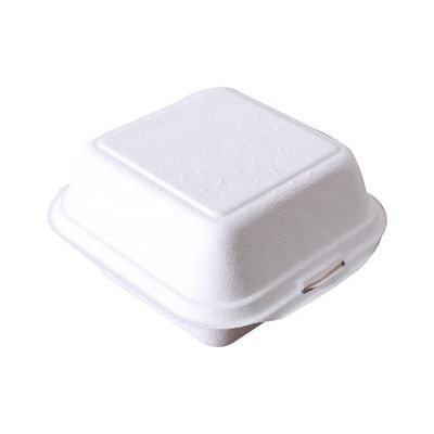 Biodegradable Burger Microwavable 75mm paper togo boxes