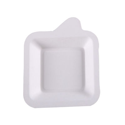 Takeout Eco Friendly Disposable 110mm Sugarcane Pulp Plates