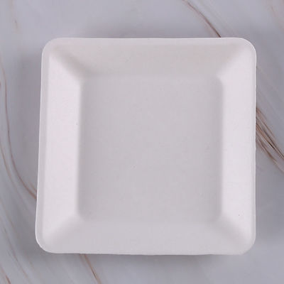 Disposable Party Bagasse SGS Sugarcane Pulp Plates