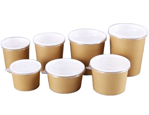 Eco Friendly Disposable  Microwavable 62mm Kraft Paper Cups