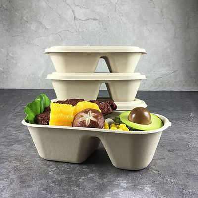 Renewable greaseproof 26oz Compostable Take Out Containers