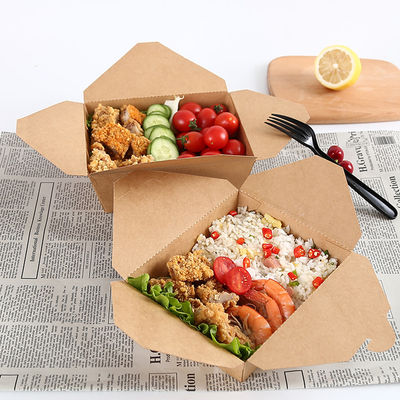 Ecofriendly Sanitary  Paper Takeaway Containers  Packaging Boxes Stackable
