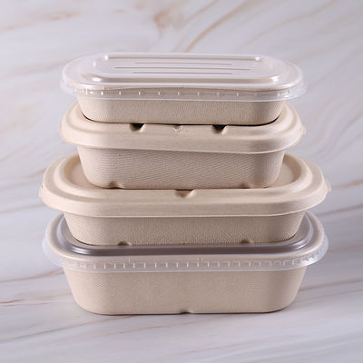 Thermal Recycle  Biodegradable 500ml Pulp Food Containers