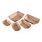 Compostable 800ml Pulp  Biodegradable Takeaway Boxes