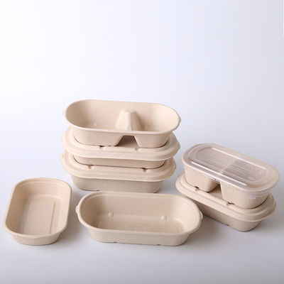 Biodegradable Disposable 1000ml Bagasse Food Containers