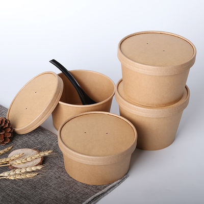 8oz 12oz 16oz 26oz 32oz Disposal Kraft Paper Cup for Ice Cream