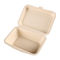 8oz Compostable Recyclable Clamshell Packaging Containers For Takeout