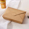 Eco-friendly Folded Kraft Paper Food Box for Fast Food,Salad, Fruit