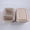 100% Biodegradable Compostable Compartment Sugarcane Bagasse Fruit Tray