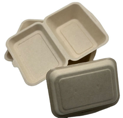 Leakproof Recyclable Biodegradable Takeaway Boxes With Lid