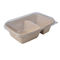 TUV Microwavable 3 Compartment Biodegradable Food Boxes