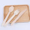 Takeout Eco Friendly 160mm Compostable Wooden Cutlery