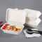 Degradable Waterproof  Takeaway Bagasse Clamshell Containers