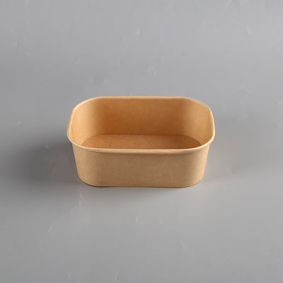 SGS 650ml Square Compostable Biodegradable Take Away Containers Packaging