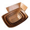 SGS  Anti Oil Disposable Kraft Paper Snack  Bowls For Fast Food