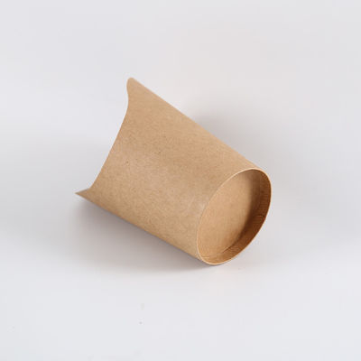 SGS Thickened  Eco Friendly Paper Disposable French Fry Holder