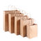 Recyclable Paper Grocery Rope Handle Gift Bags Square Bottom