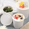 8oz Biodegradable Takeaway Soup Bowls With Lids Food Contact Safe