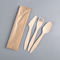 Birch 16.5cm 6.5in Eco Friendly Disposable Wooden Ice Cream Dessert  Spoons