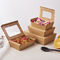 Sushi Salad Clear Window Cardboard  Paper Takeaway Containers